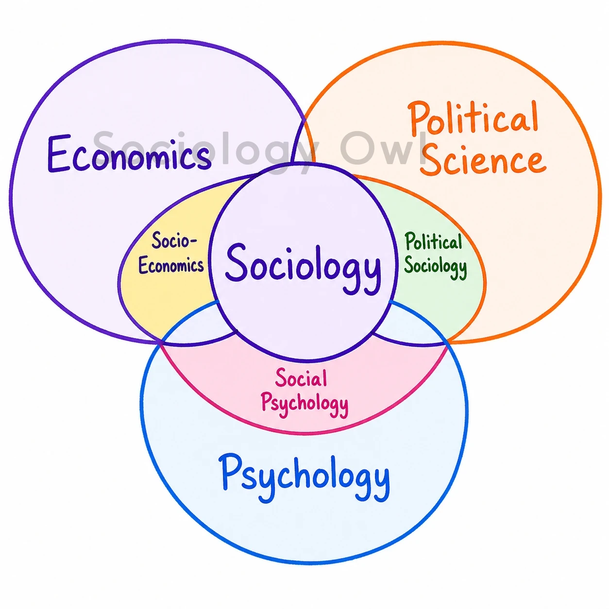 From the viewpoint of growing importance of multidisciplinarity, how do you relate sociology to other social sciences ? 1 sociology and others