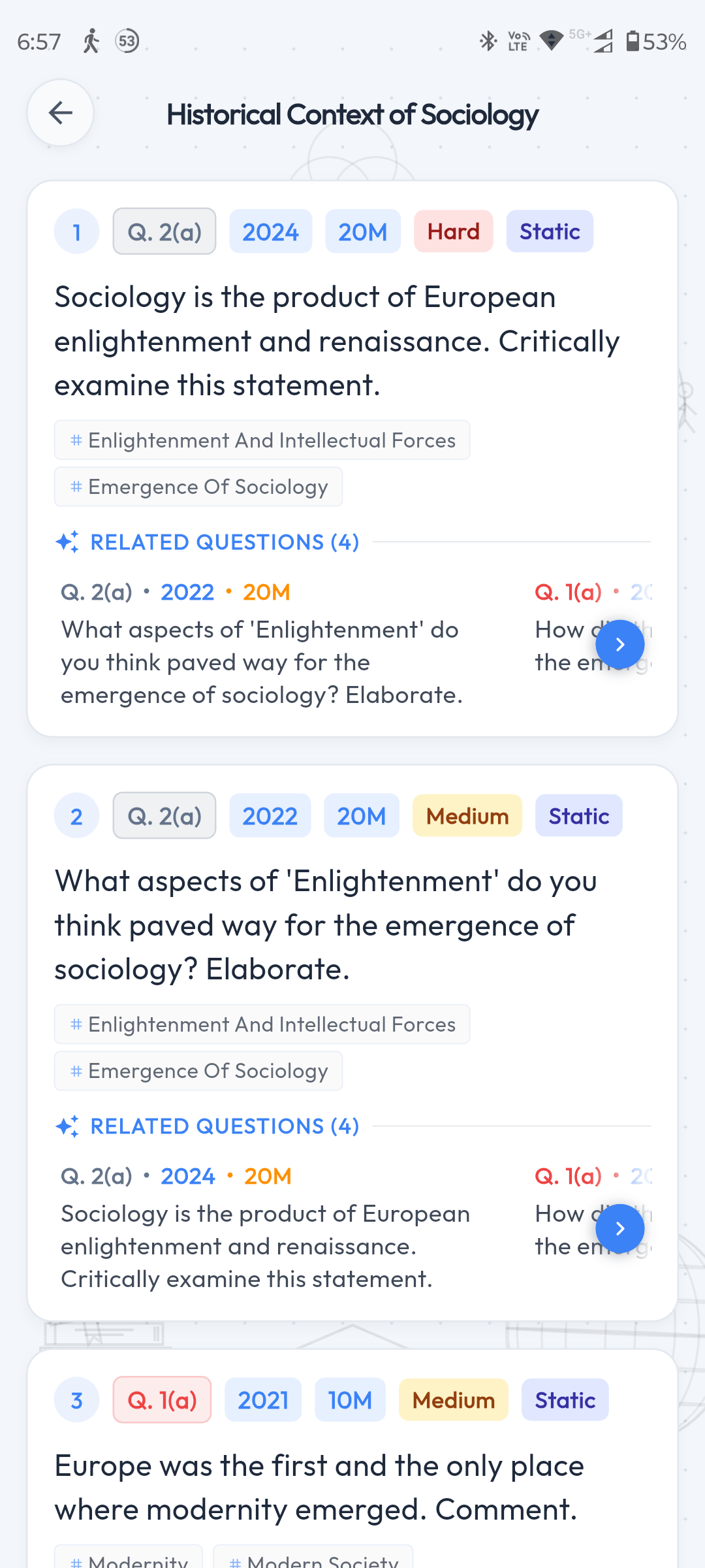 PYQ Topic wise