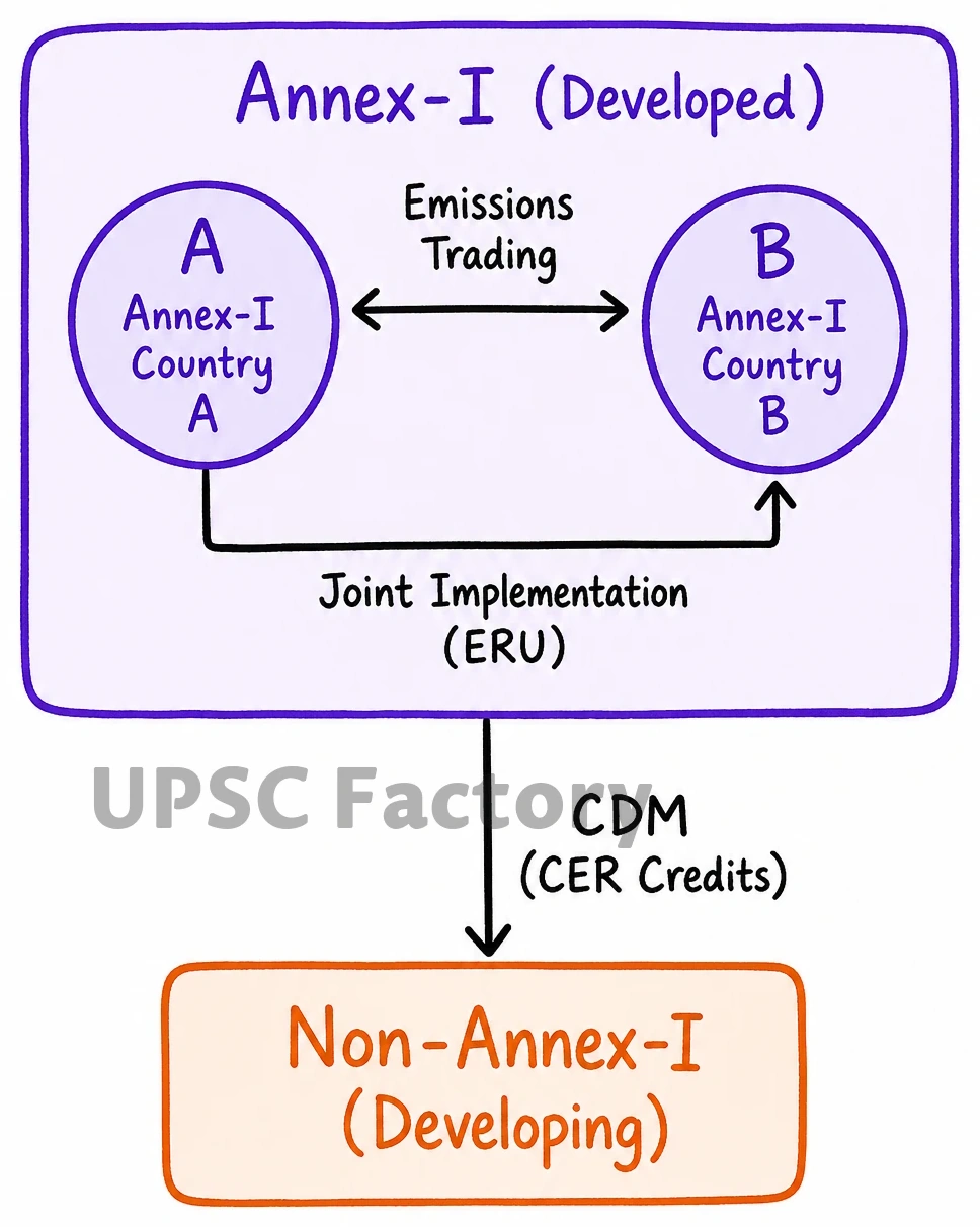 Q. Discuss global warming and mention its effects on the global climate. Explain the control measures to bring down the level of greenhouse gases which cause global warming, in the light of the Kyoto Protocol, 1997. 2
