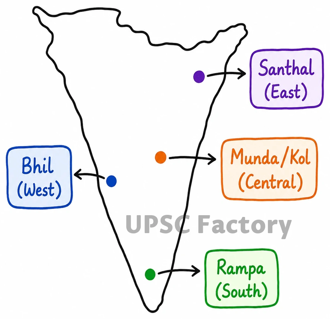 Q. How did the colonial rule affect the tribals in India and what was the tribal response to the colonial oppression? 2