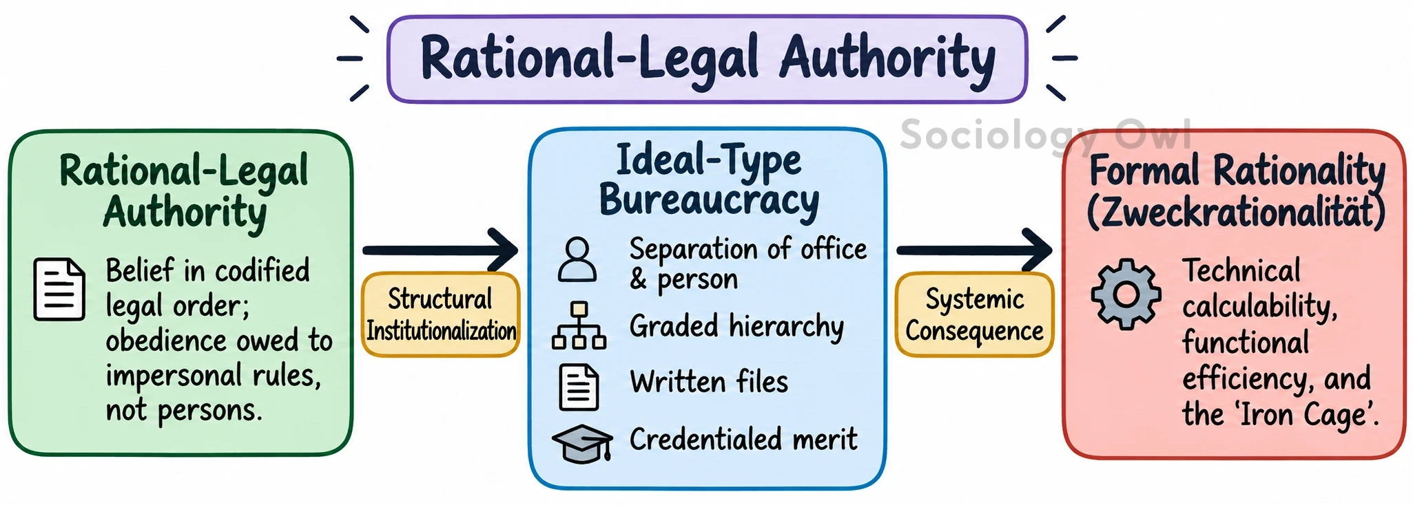 Q. How does Max Weber's 'theory of authority' shape bureaucracy ? Analyse. 1